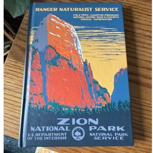 Ziga Media National Parks Poster Art of the WPA Perpetual Planner Zion Hardcover